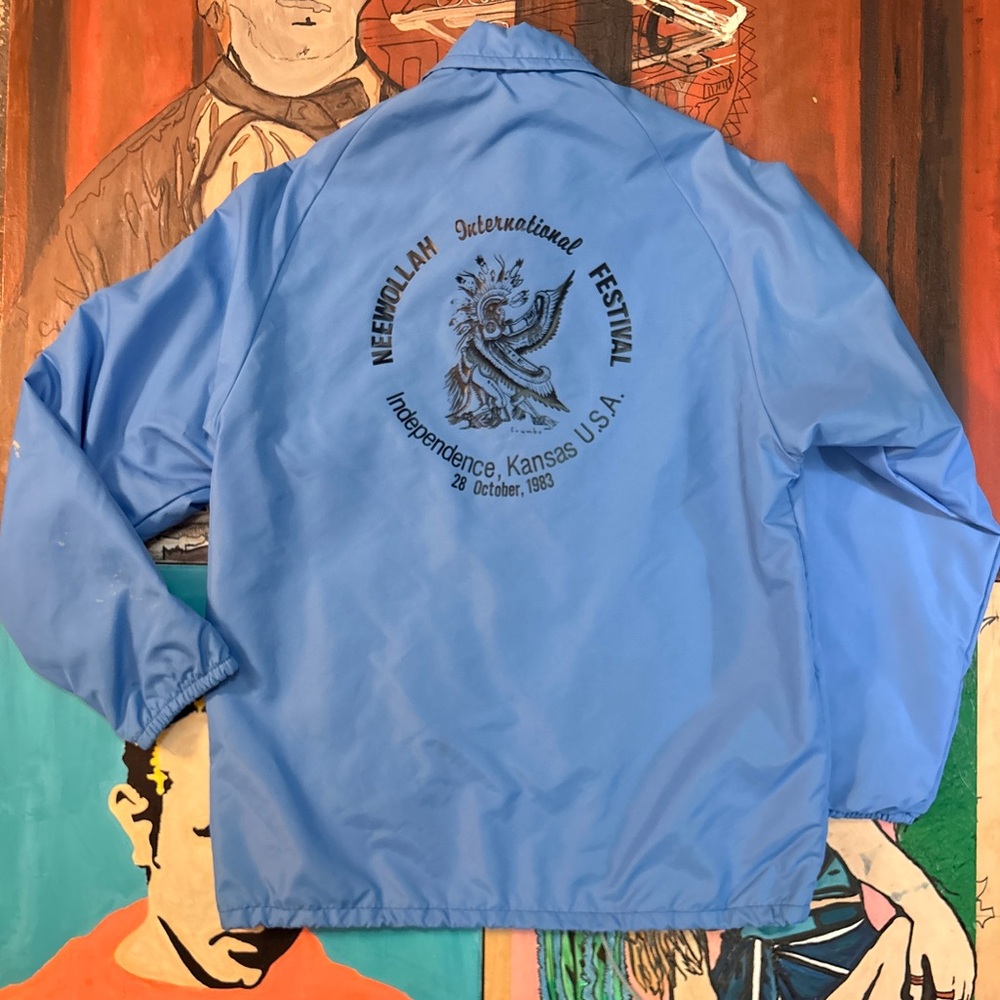 Vintage 80s King Louie Lined Windbreaker Jacket - Picture 5 of 6